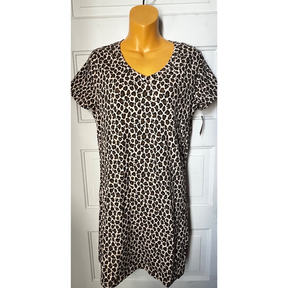 NWT Leopard Organic Cotton TShirt Dress